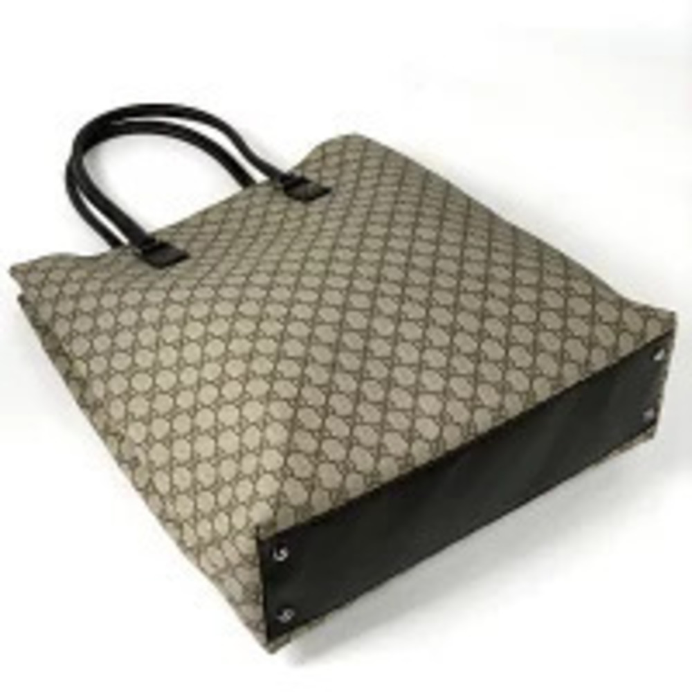 Gucci GG canvas shoulder tote beige brown bag Tan Brown